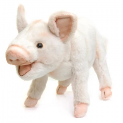 Peluche cochon beige douce